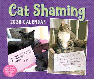 Cat Shaming 2026 Day-to-Day Calendar de Pedro Andrade