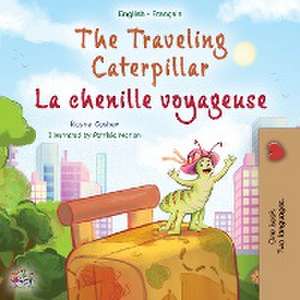 The Traveling Caterpillar (English French Bilingual Children's Book for Kids) de Rayne Coshav