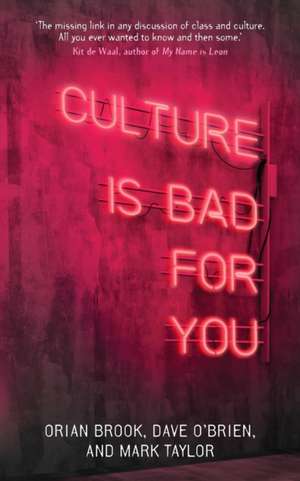 Culture Is Bad for You: Inequality and the Creative Class de Mark Taylor