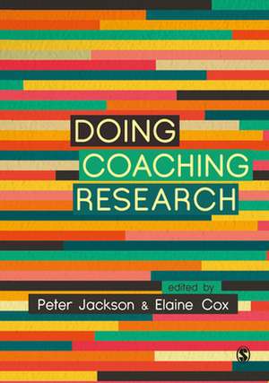 Doing Coaching Research de Peter Jackson