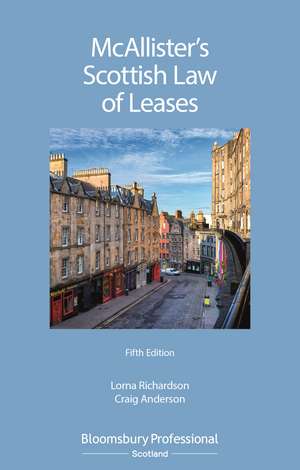 McAllister's Scottish Law of Leases de Lorna Richardson