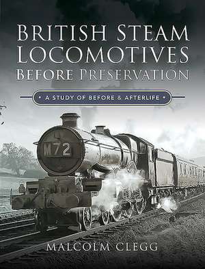 British Steam Locomotives Before Preservation de Malcolm Clegg