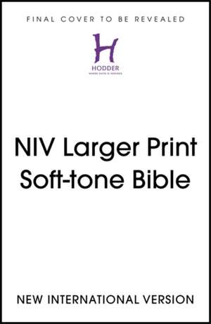 NIV Larger Print Soft-tone Bible de New International Version