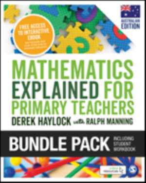 Haylock: Mathematics Explained for Primary Teachers (Australian edition) + Student Workbook bundle de Derek Haylock