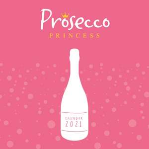 PROSECCO PRINCESS MINI SQUARE WALL CALEN