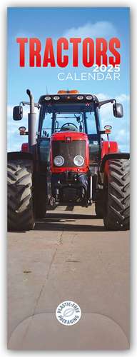 Tractors - Traktoren 2025 - Slimline-Kalender de Carousel Calendar