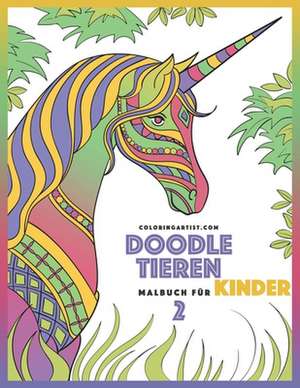 Doodle Tieren Malbuch Fur Kinder 2 de Nick Snels