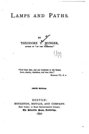 Lamps and Paths de Theodore Thornton Munger