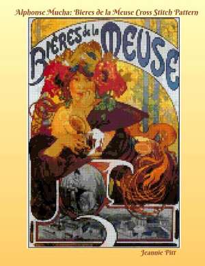 Alphonse Mucha Cross Stitch Pattern Book de Jeannie Pitt