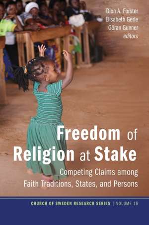 Freedom of Religion at Stake de Dion A. Forster