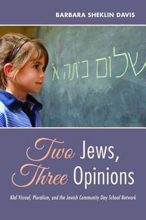 Two Jews, Three Opinions de Barbara Sheklin Davis