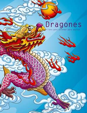 Dragones Libro Para Colorear Para Adultos 1 de Nick Snels