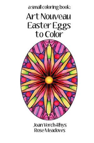 Art Nouveau Easter Eggs to Color de Joan Verch-Rhys