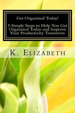 Get Organized Today! de K. Elizabeth