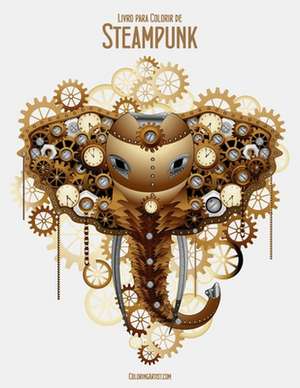 Livro Para Colorir de Steampunk 1 de Nick Snels