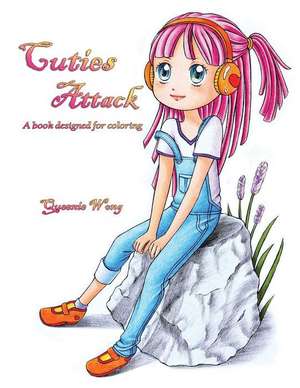 Cuties Attack - A Book Designed for Coloring de Queenie Wong