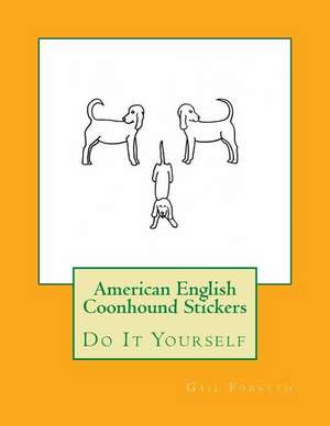 American English Coonhound Stickers de Gail Forsyth