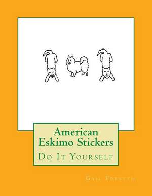 American Eskimo Stickers de Gail Forsyth