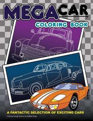 Mega Car Coloring Book de Coloring Design