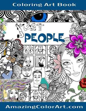 Just People - Coloring Art Book de Michelle Brubaker