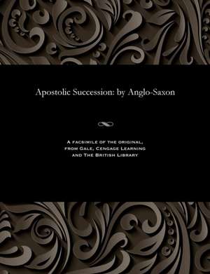 Apostolic Succession de Anglo-Saxon