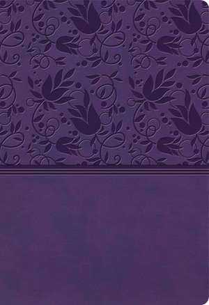 KJV Super Giant Print Reference Bible, Purple Leathertouch de Holman Bible Publishers