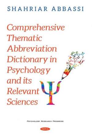 Abbassi, S: Comprehensive Thematic Abbreviation Dictionary i de Shahriar Abbassi