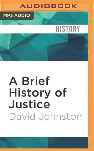 A Brief History of Justice de David Johnston