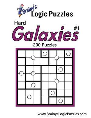 Brainy's Logic Puzzles Hard Galaxies 7x7 #1 de Brainy's Logic Puzzles