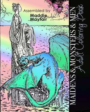 Maidens and Monsters and Men Adult Coloring Book de Coloring Book