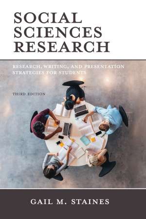 Social Sciences Research de Gail M. Staines