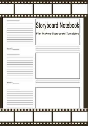 Storyboard Notebook de Blank Books 'n' Journals