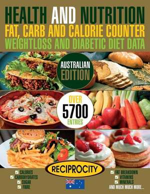 Health & Nutrition Fat, Carb & Calorie Counter, Weightloss & Diabetic Diet Data de MR Marco Black