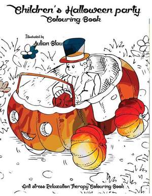 Children's Halloween Party Colouring Book de Julia Blau