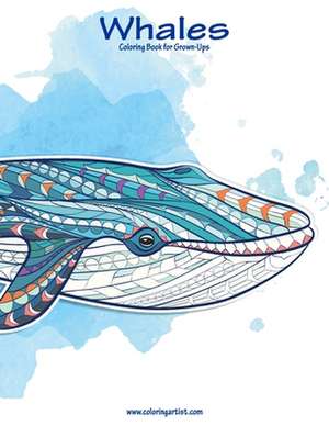 Whales Coloring Book for Grown-Ups 1 de Nick Snels