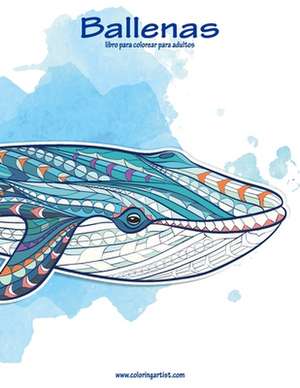 Ballenas Libro Para Colorear Para Adultos 1 de Nick Snels