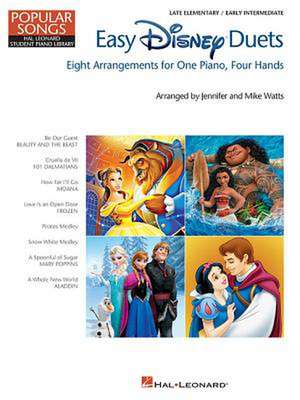 Easy Disney Duets - Popular Songs Series de Hal Leonard Corp