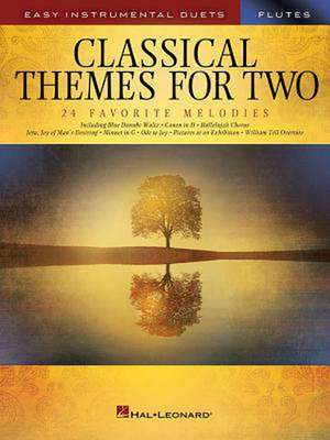 Classical Themes for Two Flutes de Hal Leonard Corp