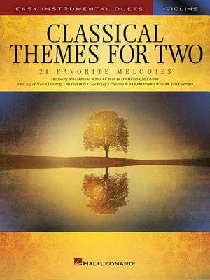 Classical Themes for Two Violins de Hal Leonard Corp