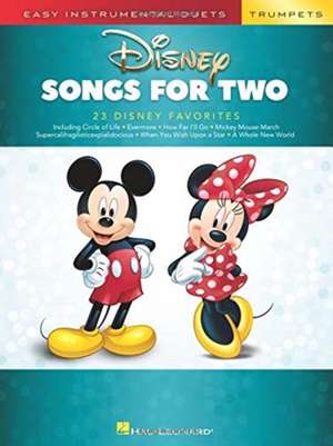 Disney Songs for Two Trumpets de Hal Leonard Publishing Corporation