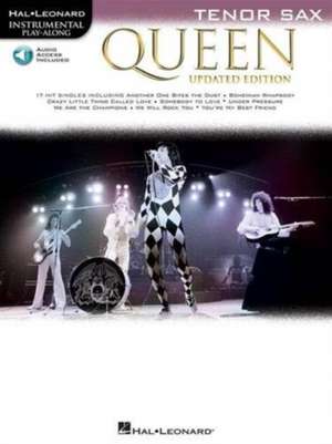 Queen - Updated Edition Tenor Sax Instrumental Play-Along Book/Online Audio