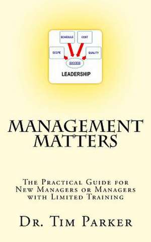 Management Matters de Parker, Dr Tim