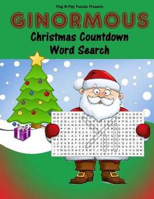 Ginormous Christmas Countdown Word Search de Plug-N-Play Puzzles