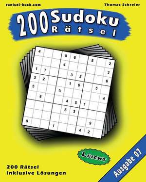 200 Leichte Zahlen-Sudoku 07 de Thomas Schreier