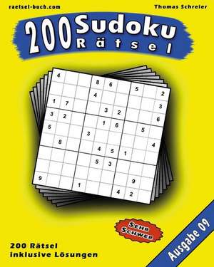 200 Sudoku Ratsel, Ausgabe 09 de Thomas Schreier