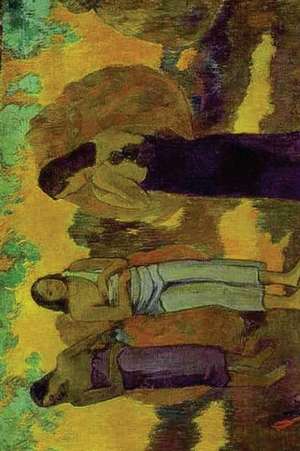 "Three Tahitian Women Against a Yellow Background Oil on Canvas" by Paul Gauguin de Ted E. Bear Press