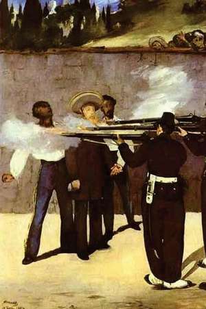 "The Execution of the Emperor Maximilian of Mexico" by Edouard Manet - 1868 de Ted E. Bear Press