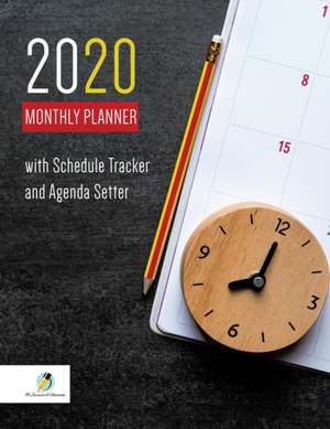 2020 Monthly Planner with Schedule Tracker and Agenda Setter de Journals and Notebooks