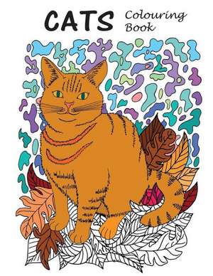 Cats Colouring Book de Fiona Cockwill