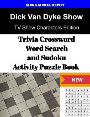 Dick Van Dyke Show, Trivia Crossword, Wordsearch and Sudoku Activity Puzzle Book de Mega Media Depot